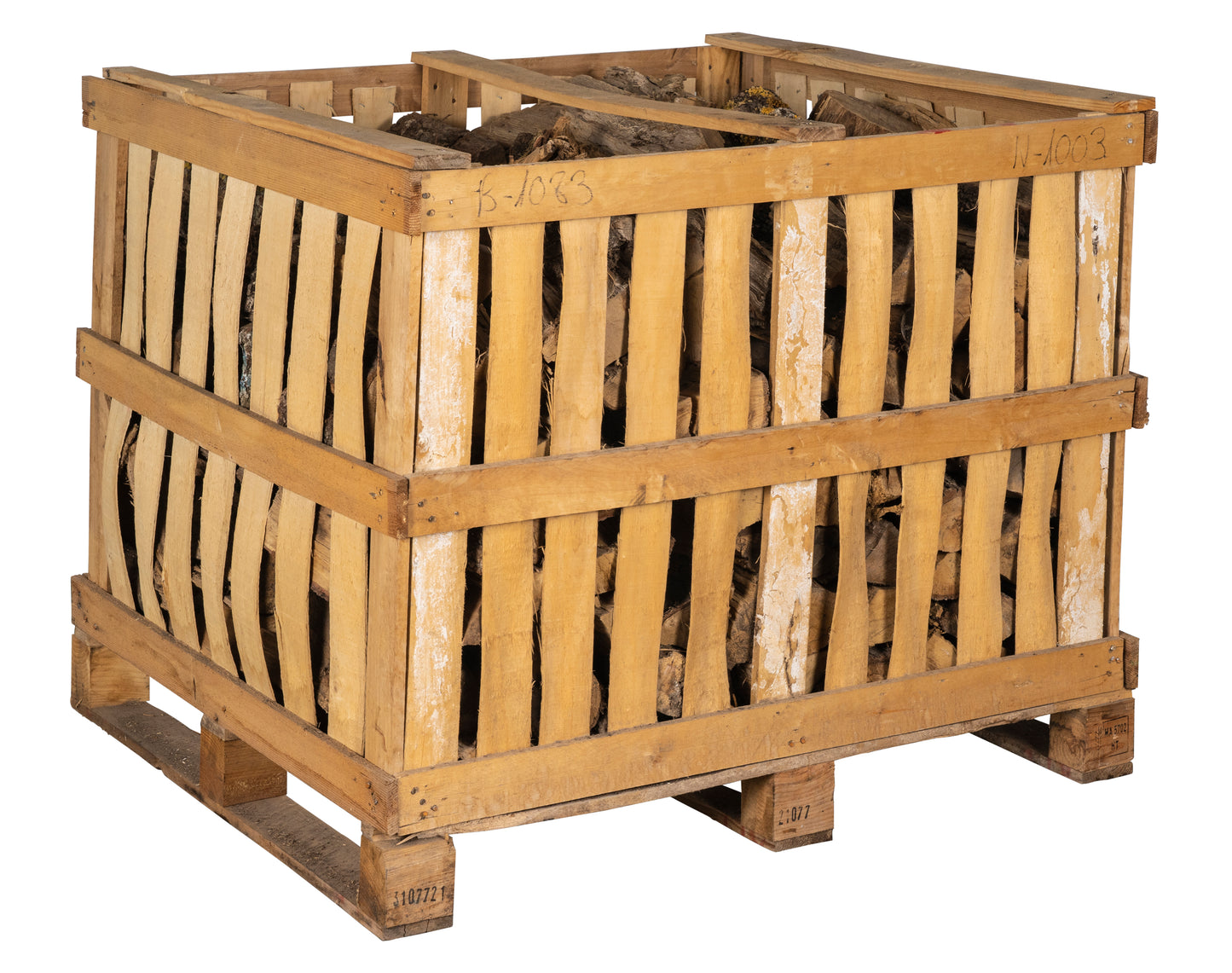 Kiln-Dried Oak Firewood Crates