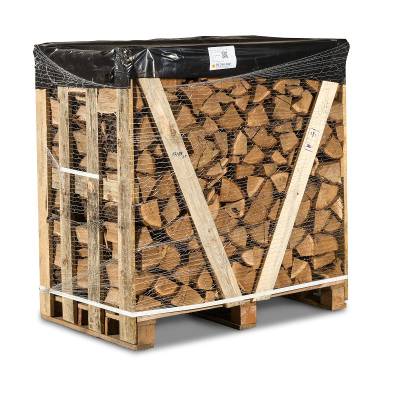 Kiln-Dried Oak Firewood Crates