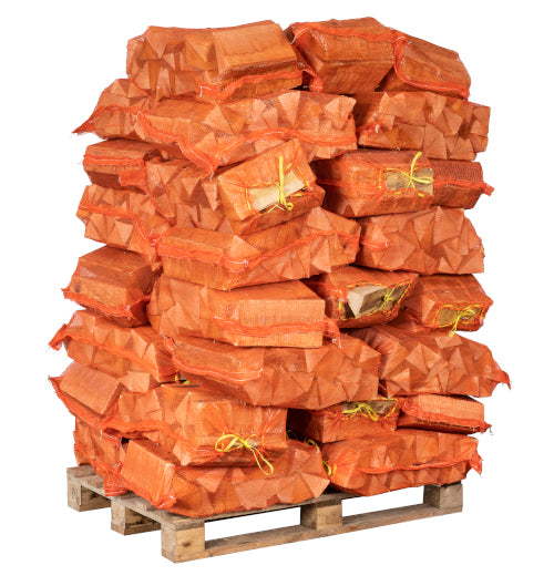 Kiln-Dried Oak Firewood in Net Bags