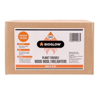 Wood Wool Firelighters (petroleum-free) for Trade & Wholesale - 20% VAT