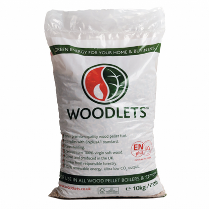 Woodlets ENPlus A1 Wood Pellets for Fuel